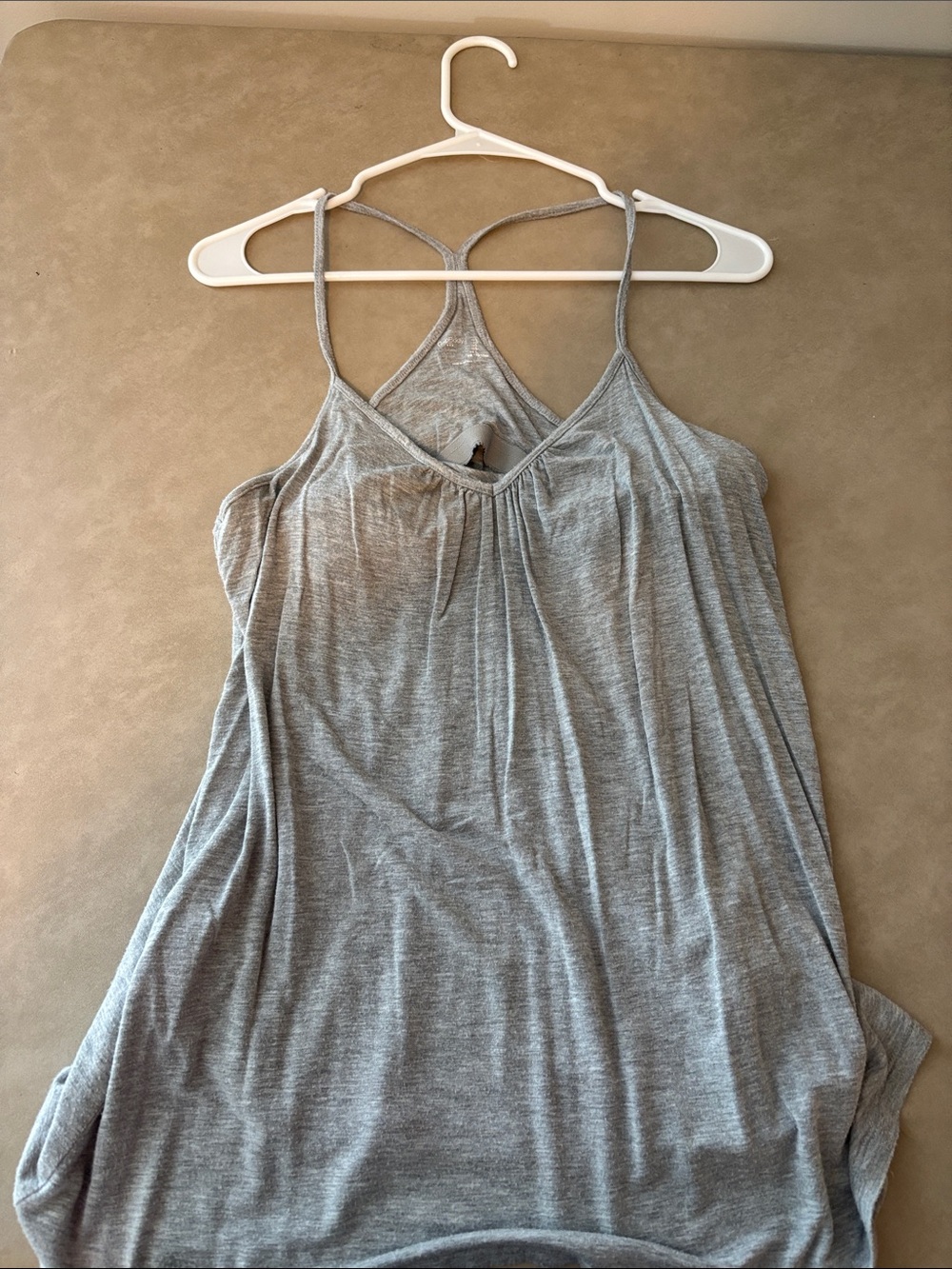GAP Heather Gray Racerback Camisole